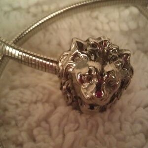 Stretchy Silver Anne Klein Belt